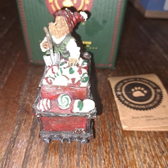 Vintage 2002 Boyds Bears Friends Elbert Shovelmint Sugar Power 2488 Figurine - Picture 3 of 10